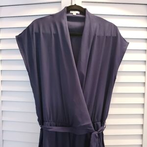 Halston jumpsuit navy blue sz M